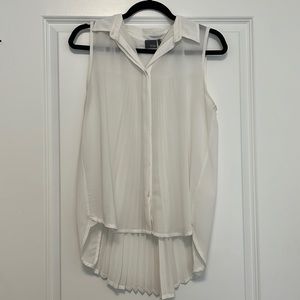 White Collared Blouse